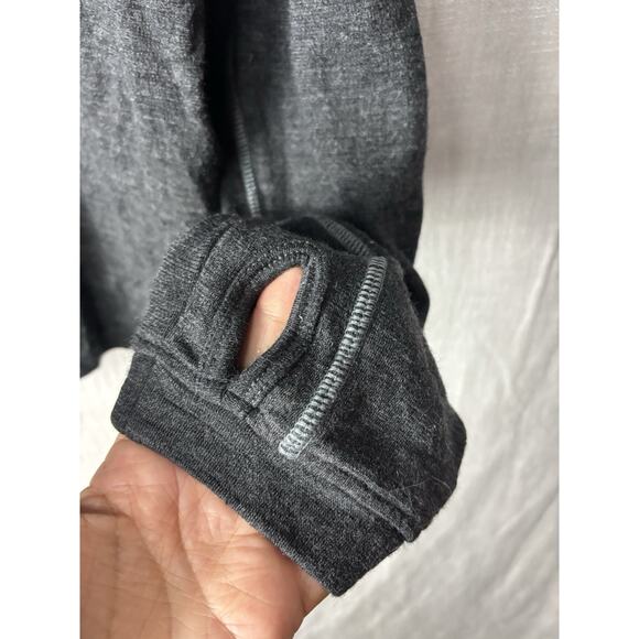 Kuhl Merino Team Ski Sweater Mens XL Gray 100% Wool Knit 1/4 Zip Pullover - Picture 4 of 9